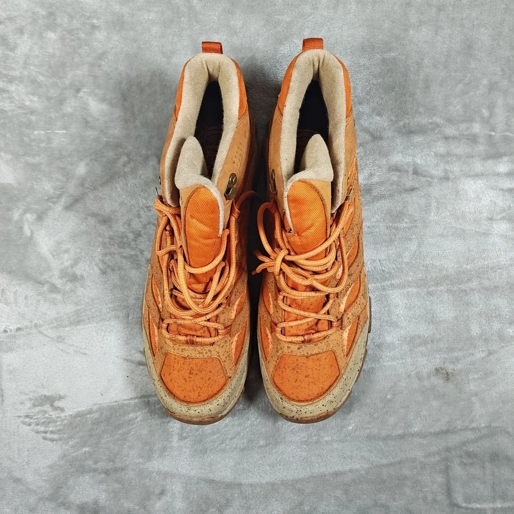 Merrell Moab 3 Boots Mens 14 Orange Burnish J036379 Waterproof Hiking ML036379